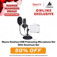 MAONO DESKTOP USB PODCASTING MICROPHONE SET WITH ALUMINUM CASE AU-A04TC [CLEARANCE SALE]