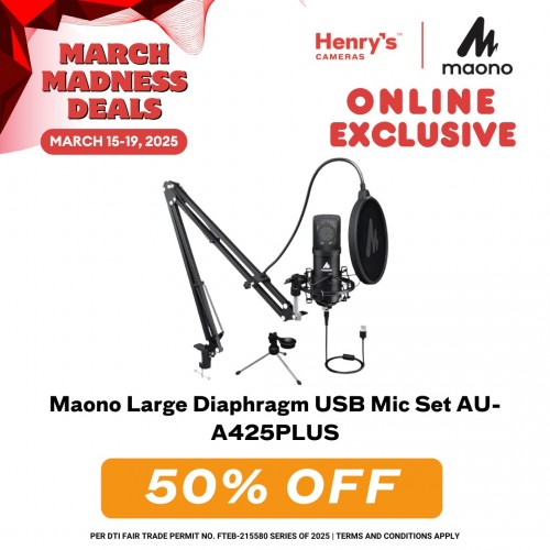 Maono Large Diaphragm USB Mic Set AU-A425PLUS