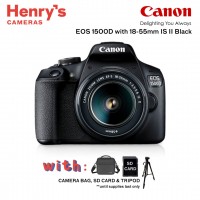 Canon EOS 1500D with 18-55mm IS II Black