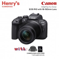 Canon EOS R10 Mirrorless Camera with 18-150mm Lens