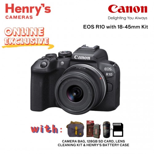 Canon EOS R10 with 18-45mm Kit