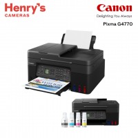 Canon Pixma G4770 Print Scan Copy Fax Ink Tank with WiFI; Windows + Mac