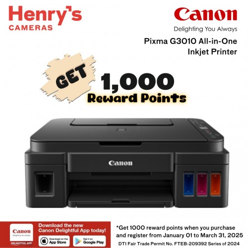 Canon Pixma G3010 All-in-One Inkjet Printer