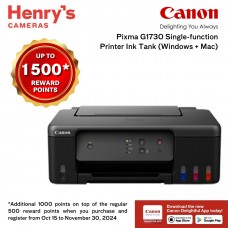 Canon Pixma G1730 Single-function Printer Ink Tank (Windows + Mac)