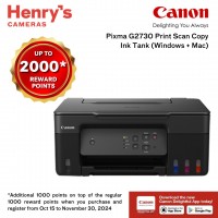 Canon Pixma G2730 Print Scan Copy Ink Tank (Windows + Mac)