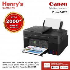 Canon Pixma G4770 Print Scan Copy Fax Ink Tank with WiFI; Windows + Mac