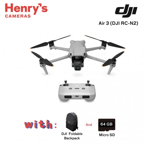 DJI Air 3 Drone with DJI RC-N2 Controller