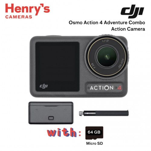 DJI Osmo Action 4 Adventure Combo Action Camera