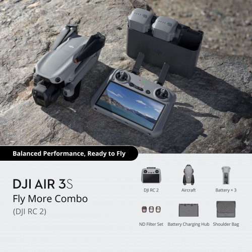 DJI Air 3s Drone Camera Fly More Combo (DJI RC-2)