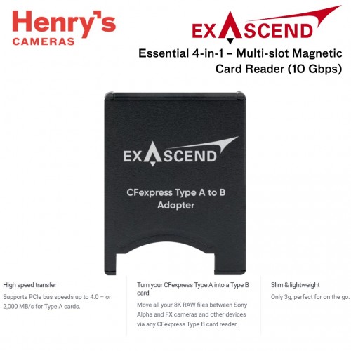 Exascend CFexpress Type A To B adapter