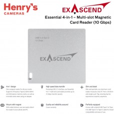 Exascend Essential 4-in-1 Multi-slot Magnetic Card Reader (10 Gbps)