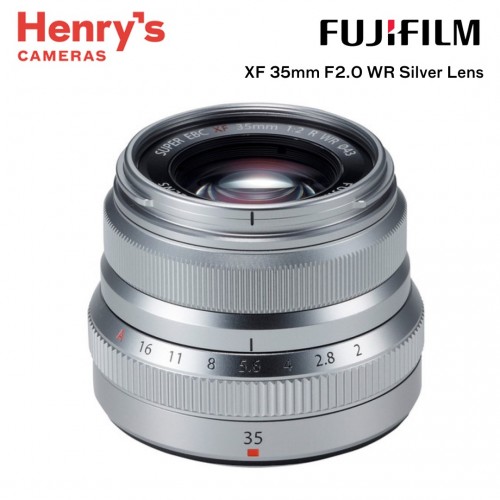 Fujifilm XF 35mm F2.0 WR Silver Lens