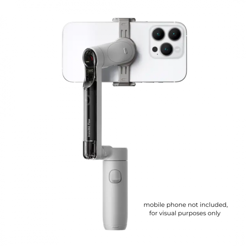 Insta360 Flow AI-Powered Smartphone Stabilizer Auto Tracking Phone Gimbal  3-Axis Stabilization Built-in Selfie Stick & Tripod Portable & Foldable