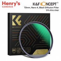 K&F 72mm, Nano-X, Black Diffusion Filter 1/4 ultra-clear