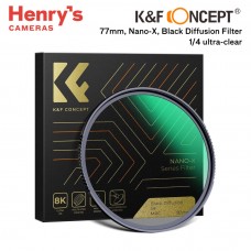 K&F 77mm, Nano-X, Black Diffusion Filter 1/4 ultra-clear