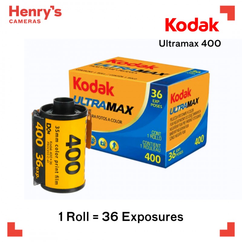 Kodak UltraMax 400 Color Negative Film 35mm/135 Film Roll 36 Shots