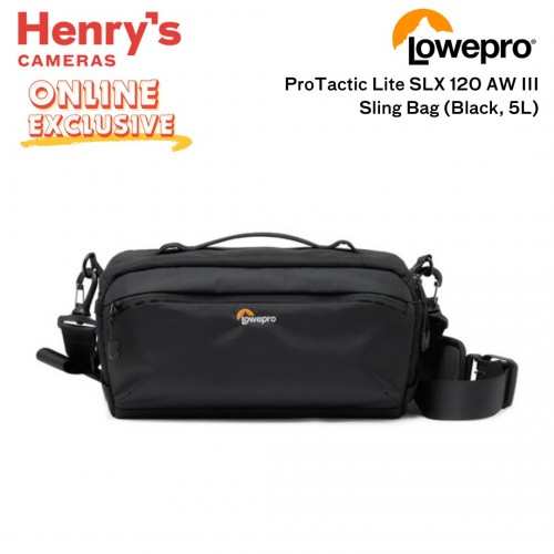 Lowepro ProTactic Lite SLX 120 AW III Sling Bag Black, 5L