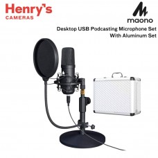 MAONO DESKTOP USB PODCASTING MICROPHONE SET WITH ALUMINUM CASE AU-A04TC [CLEARANCE SALE]