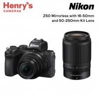 Nikon Z50 Mirrorless with 16-50mm and 50-250mm Kit Lens