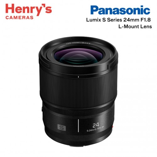 Panasonic Lumix S Series 24mm F1.8 L-Mount Lens