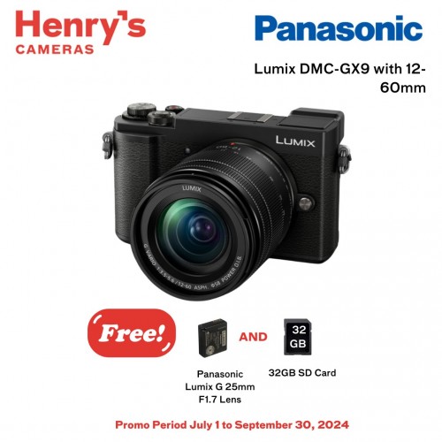 Panasonic Lumix DMC-GX9 with 12-60mm