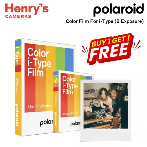 Polaroid Color Film For i-Type (8 Exposure)