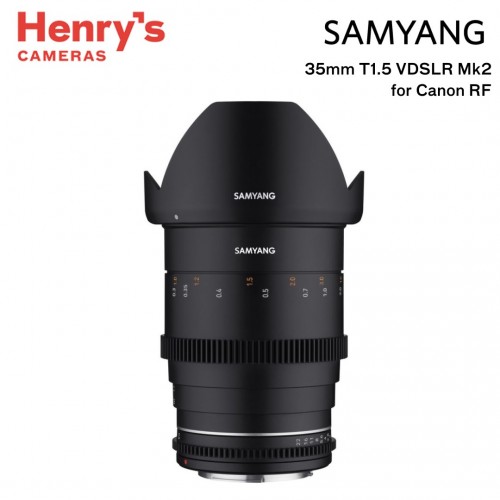 Samyang 35mm T1.5 VDSLR Mk2 for Canon RF