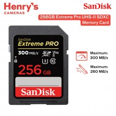 SanDisk 256GB Extreme Pro UHS-II SDXC Memory Card
