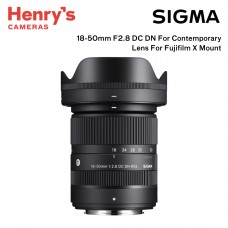 Sigma 18-50mm F2.8 DC DN Contemporary Lens - Fujifilm X Mount