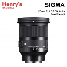 Sigma 20mm F1.4 DG DN Art for Sony E Mount