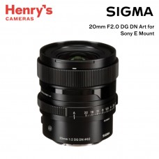 Sigma 20mm F2.0 DG DN Art for Sony E Mount