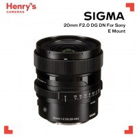Sigma 20mm F2.0 DG DN Art for Sony E Mount