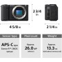 Sony ZV-E10 II Mirrorless Camera Body Only