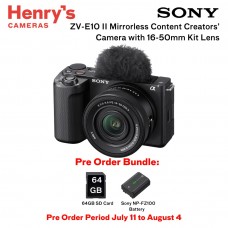 Sony ZV-E10 II Mirrorless Content Creators’ Camera with 16-50mm Lens Kit (Pre Order)