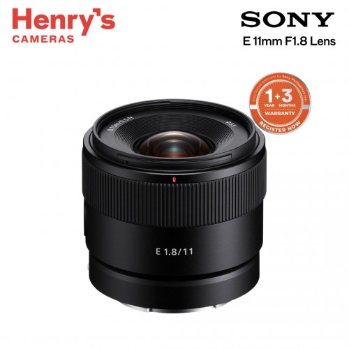 Sony E 11mm F1.8 Lens