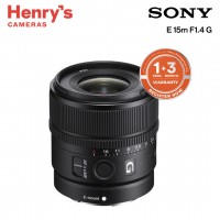 Sony E 15m F1.4 G