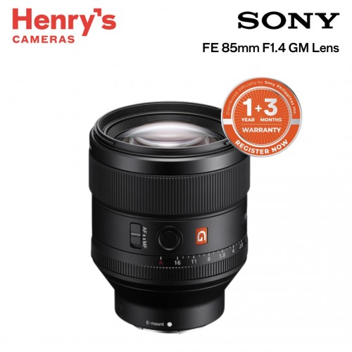 Sony FE 85mm F1.4 GM Lens