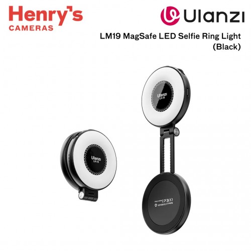 Ulanzi LM19 MagSafe LED Selfie Ring Light (Black)