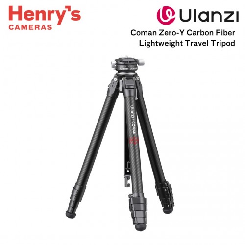 Ulanzi Coman Zero-Y Carbon Fiber Lightweight Travel Tripod