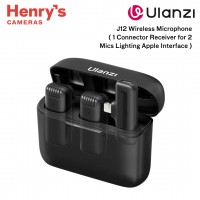 Ulanzi J12 Wireless Microphone ( 1 Connector Receiver for 2 Mics Lightning Apple Interface )